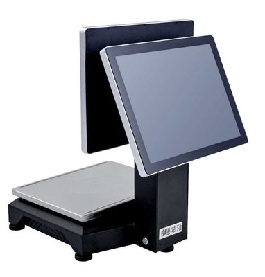 15.1 بوصة LCD تعمل باللمس كاشير كمبيوتر مع وظيفة الوزن