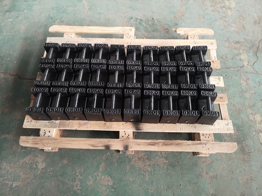 OIML Standard Stackable 20kg أوزان من الحديد الزهر لوزن كتلة الرافعة